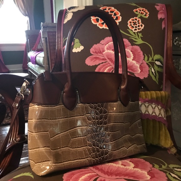 Faux Leather Crossbody Bag - Picture 3 of 3